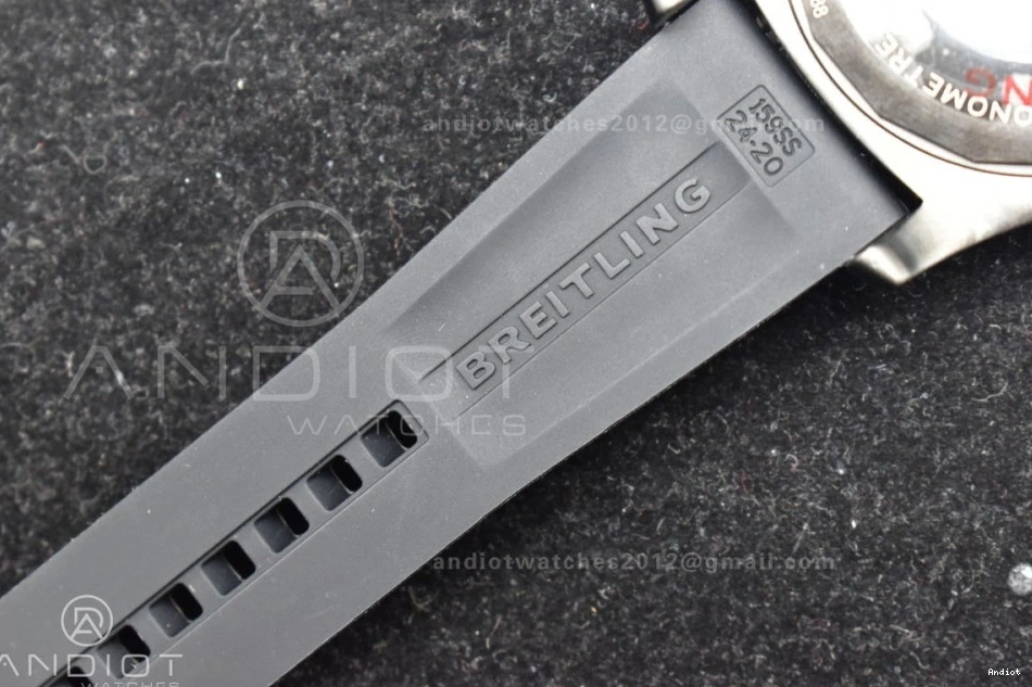 Automatic Strap Superocean Black 1:1 Bezel On Black Edition Dial Best A2824 Black TF 44 Rubber 0523